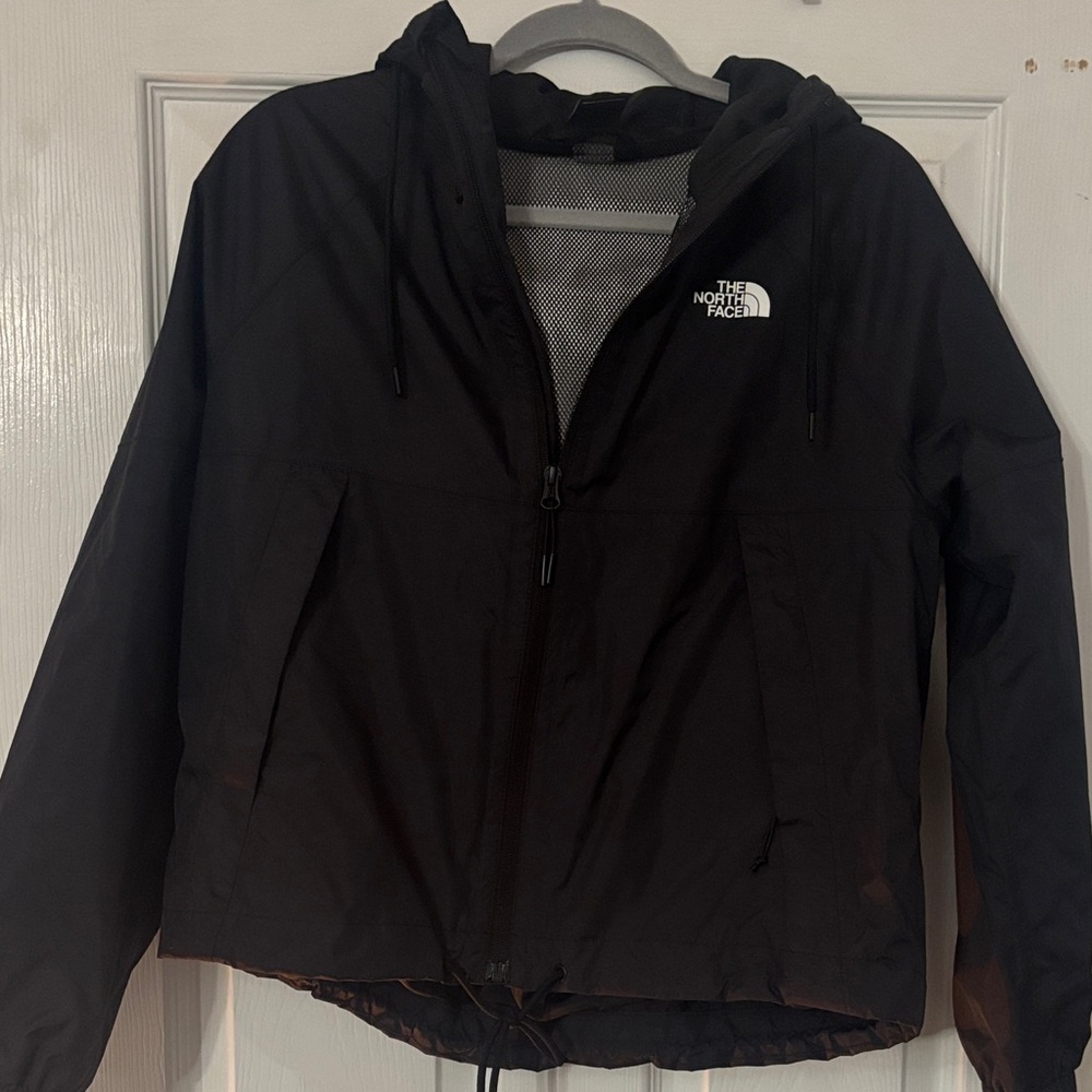 The North Face Women's Black rain  Jacket dryvent